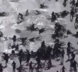 Cyclist Avalanche