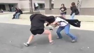 Girlfight On Pickleball Court