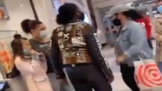 Interracial Girl Fight at Target