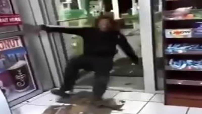 Man Gets Hit with Milk in NYC Deli