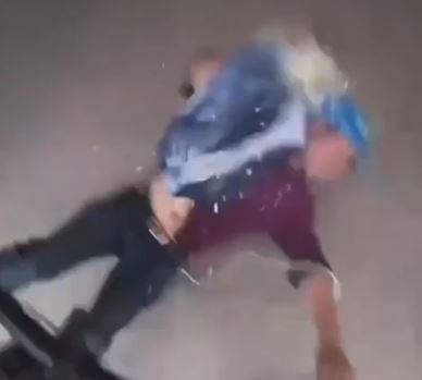 Man Viciously Run Over by a Cyclist