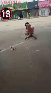 Girl Fight Ends With Head Smash on Pavement