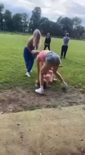 2 Blonde Girls Beat up Another Blonde