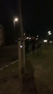 Blonde Girl Fights Brunette At Night Video