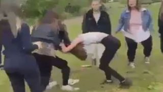 British Girl Fights – Layla Gets Beat up on a Park Trail