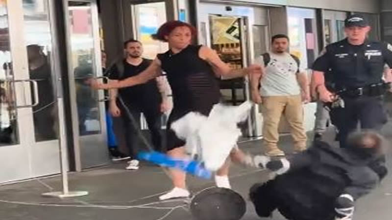 Bum Fights – Black Man Attacks Black Woman