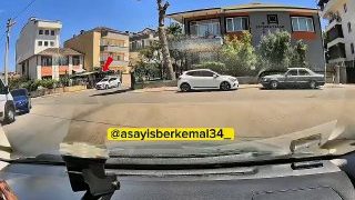 Car Spins Off Takes Out Biker in Turkey