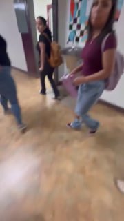 Jazmin and Friend Fight 2 Girls in School Hallway Part 2