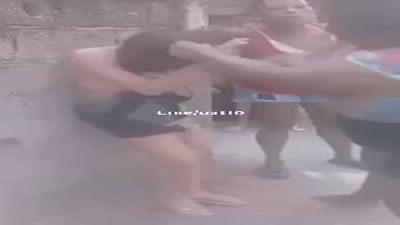 Girl Beaten and Stripped Naked