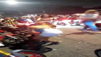 Nude Street Fight