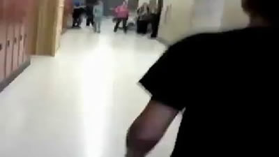 School Hallway Girls Fight – Blonde vs Brunette