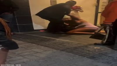 Topless Black Girl Fight