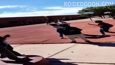 Black Girl Fights White Girl on the Basketball Court