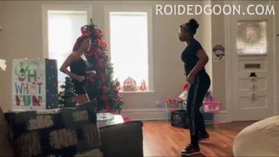 Boobs Out Black Girls Christmas Fight