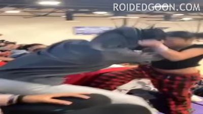 Girls Fight in the Bleachers