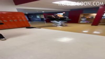 Girls in Jeans Fight by Red Lockers