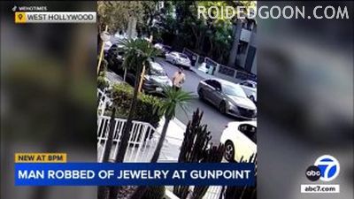 West Hollywood Man Robbed at Gunpoint While Charging Car