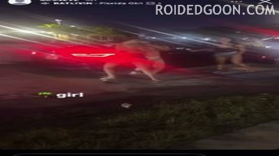 Big Ass Hookers Fight Next to a Car