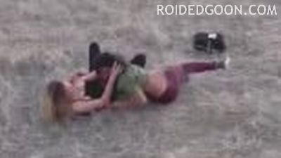 Boobs Out Blonde Beats on Shirt Puller