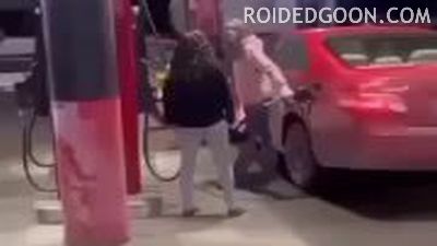 White Girl Beaten While Getting Gas