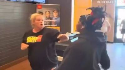 McDonald_s Catfight – White Manager vs Black Customer