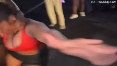 Big Titty Flopping Black Girl Gettings Knocked Out