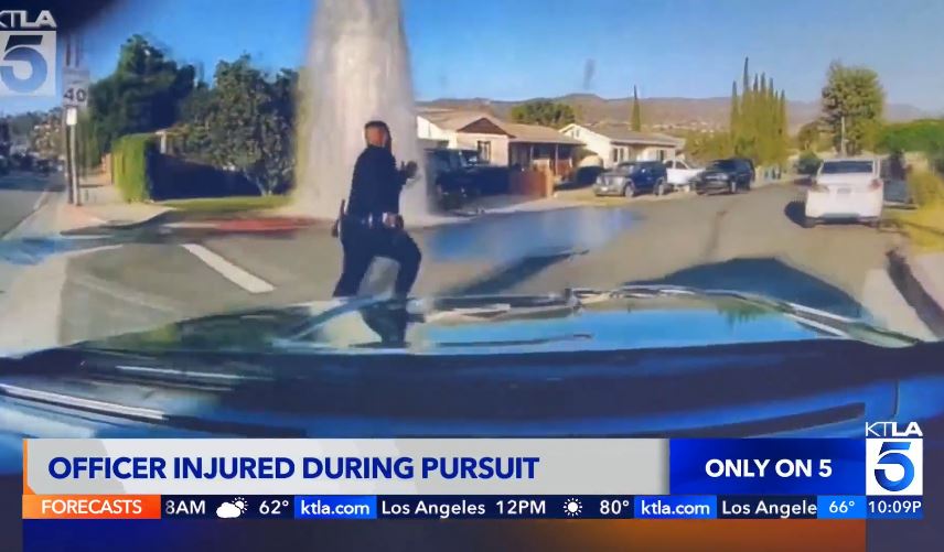 Shocking Incident: Police Officer Accidentally Runs Over a Fellow Cop During High-Stakes Pursuit